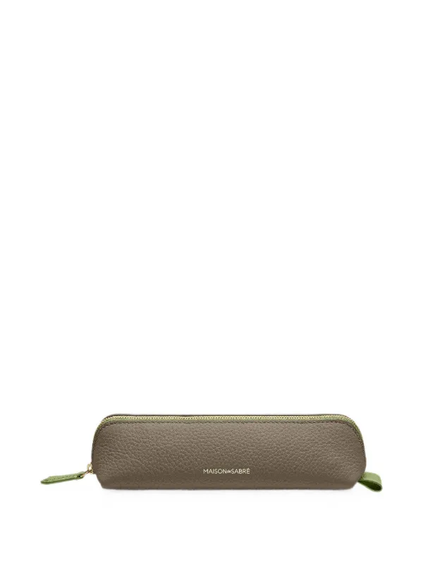 MAISON De SABRÉ レザーペンシルケース | グリーン | FARFETCH JP