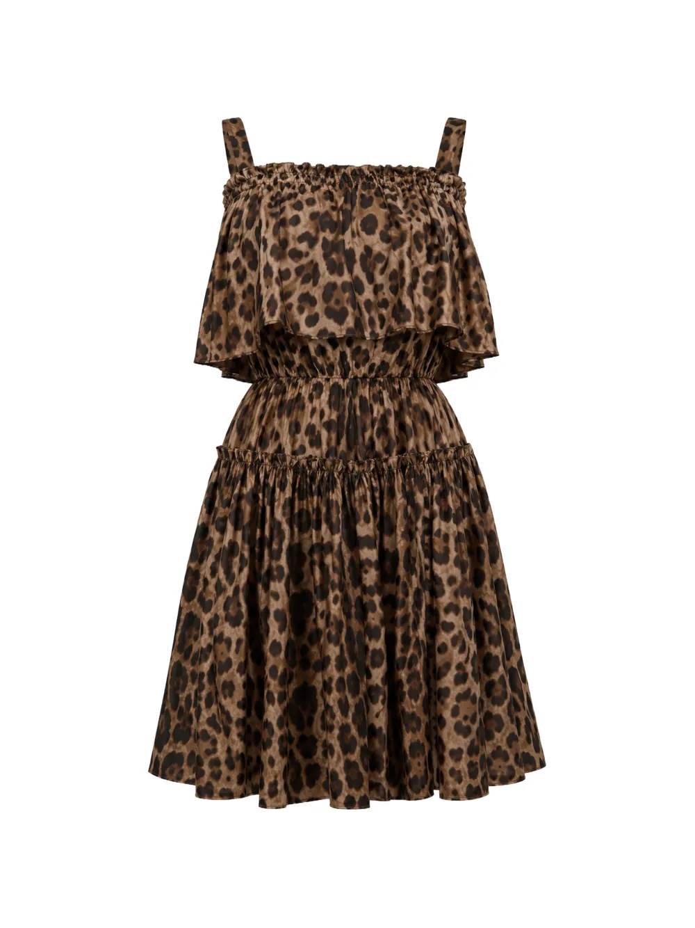 Dolce & Gabbana Abito midi leopardato - Toni neutri