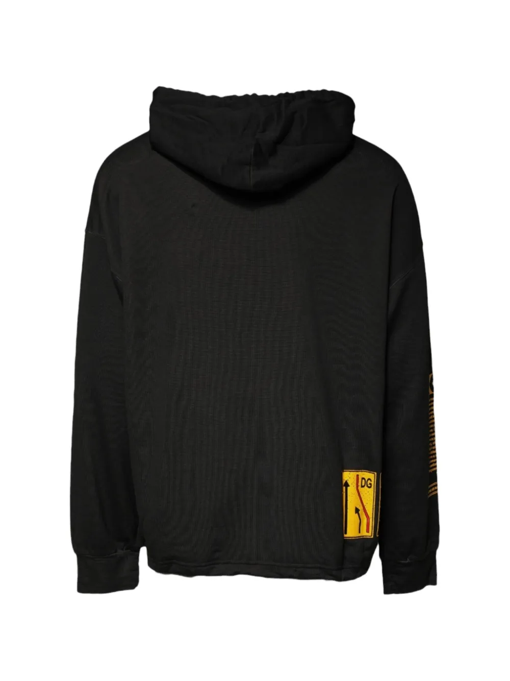Dolce & Gabbana Katoenen hoodie met grafische print Zwart