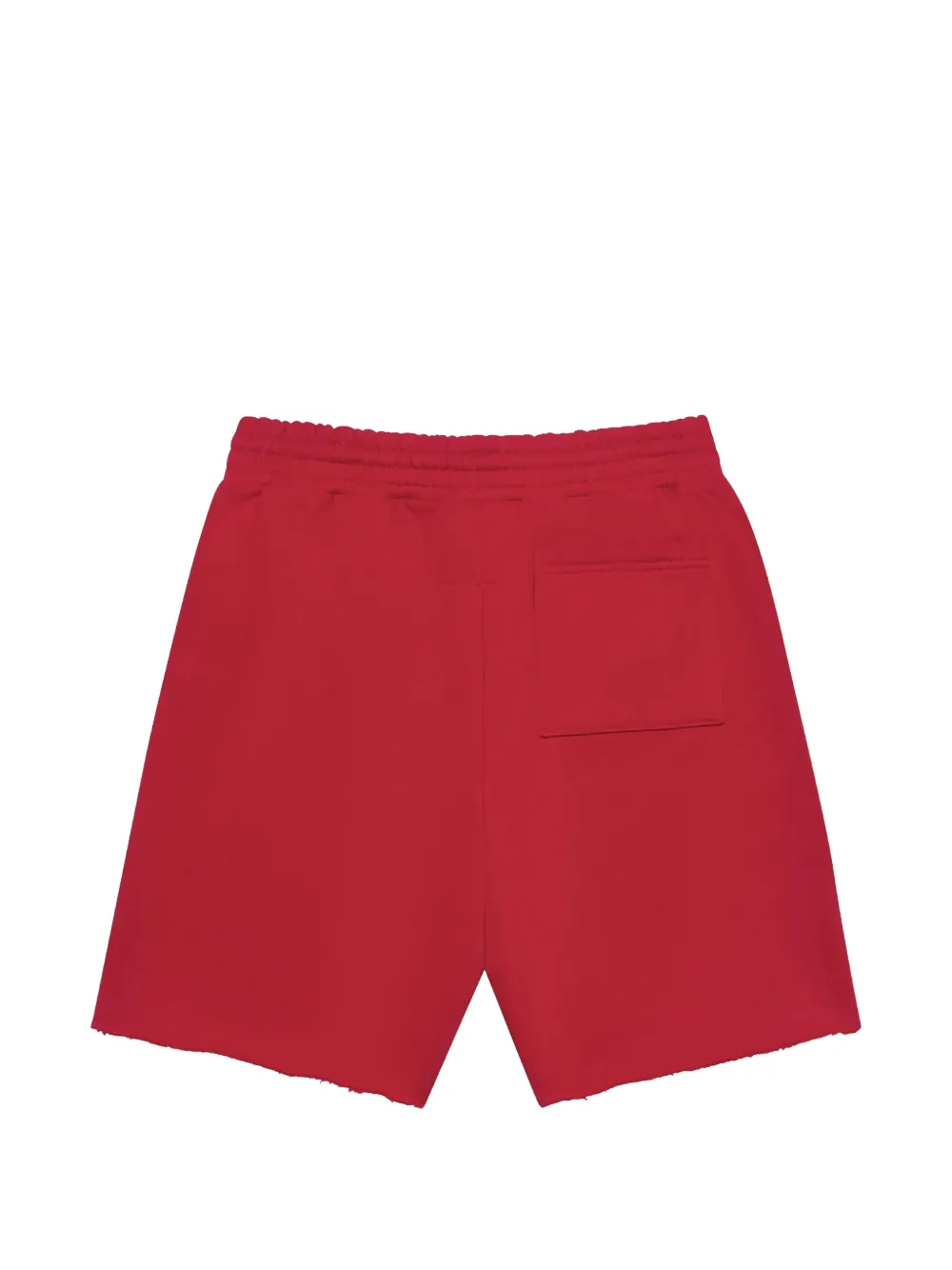 SP5DER Angel Number shorts met grafische print Rood