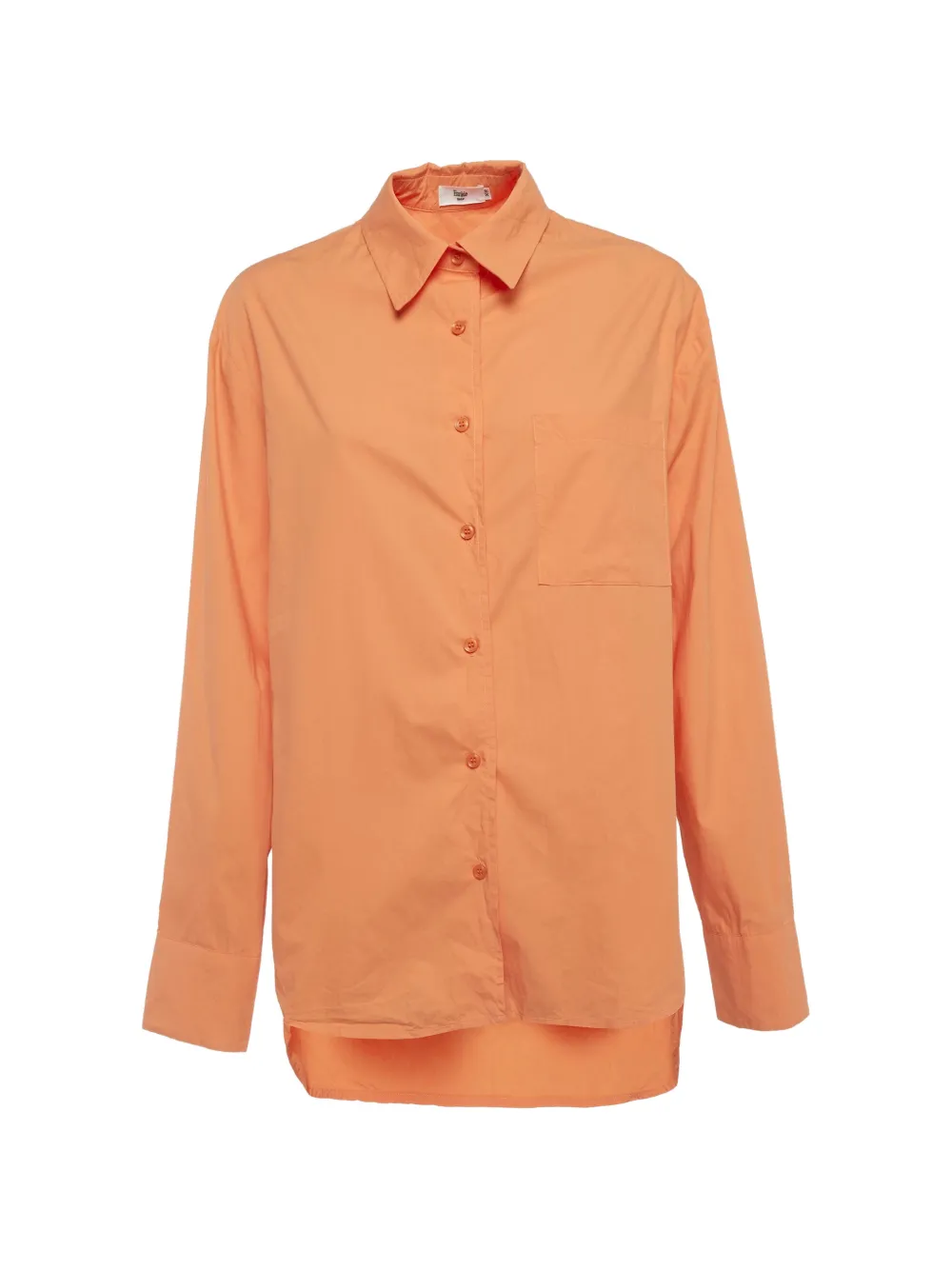 The Frankie Shop oversized high-low shirt - Arancione