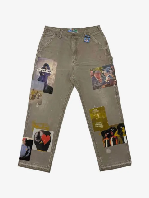 Better with Age  patch-detailing distressed-effect jeans
