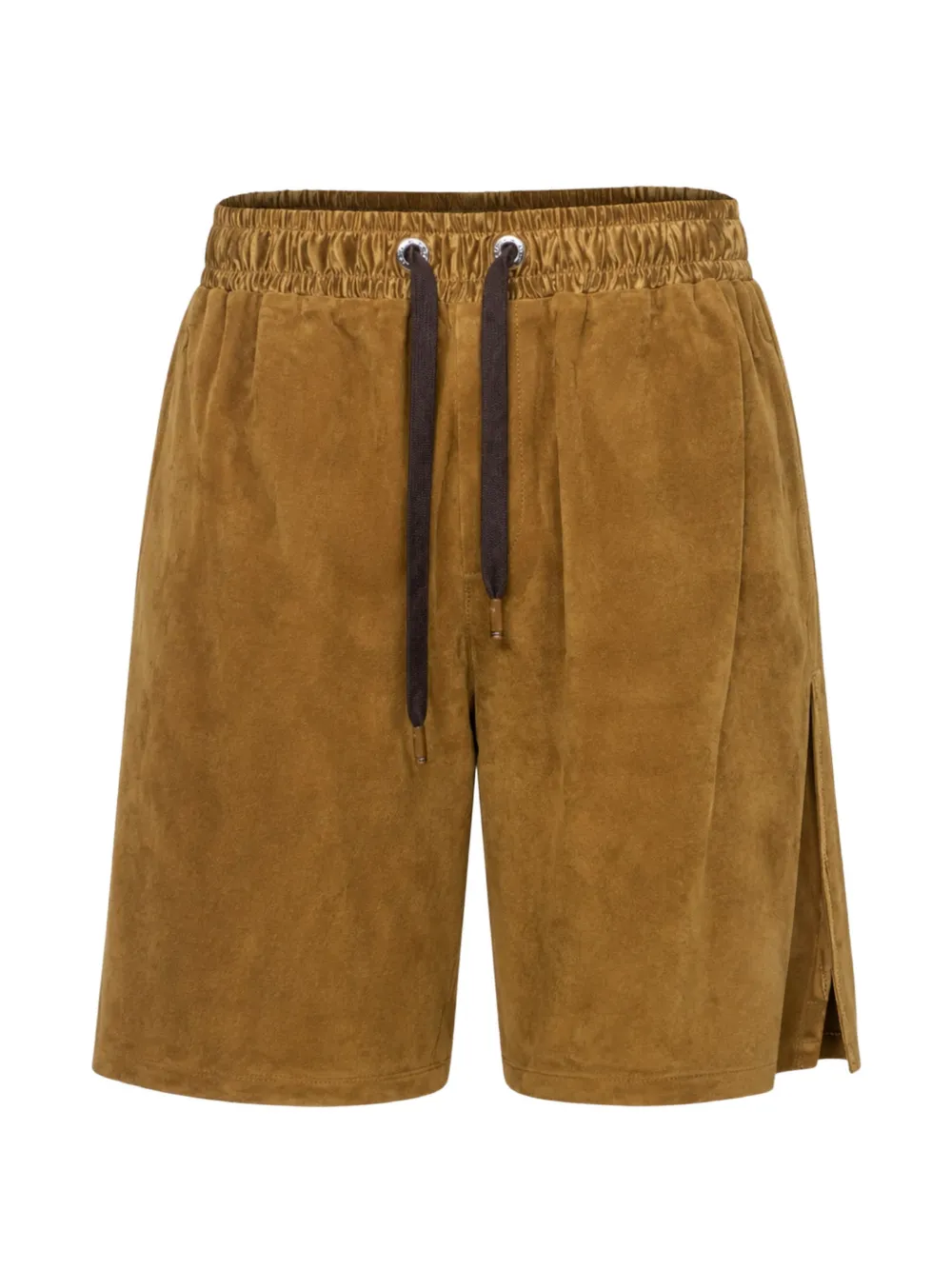 Dolce & Gabbana Sportshorts aus Wildleder - Braun