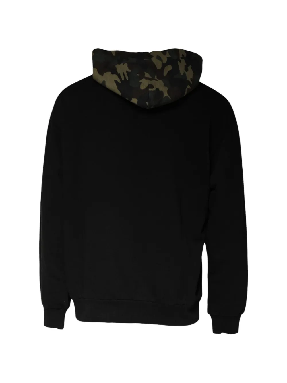 Dolce & Gabbana Hoodie met camouflageprint en opgestikte zak Zwart