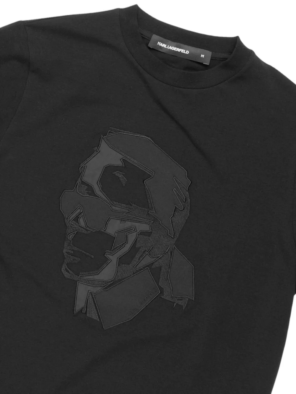 Karl Lagerfeld Ikonik T-shirt met patch Zwart