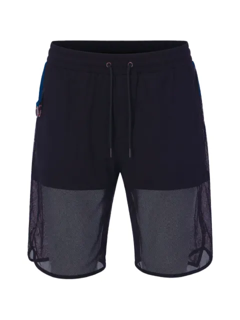 Nicolò Beretta short à empiècements en résille et à lacets