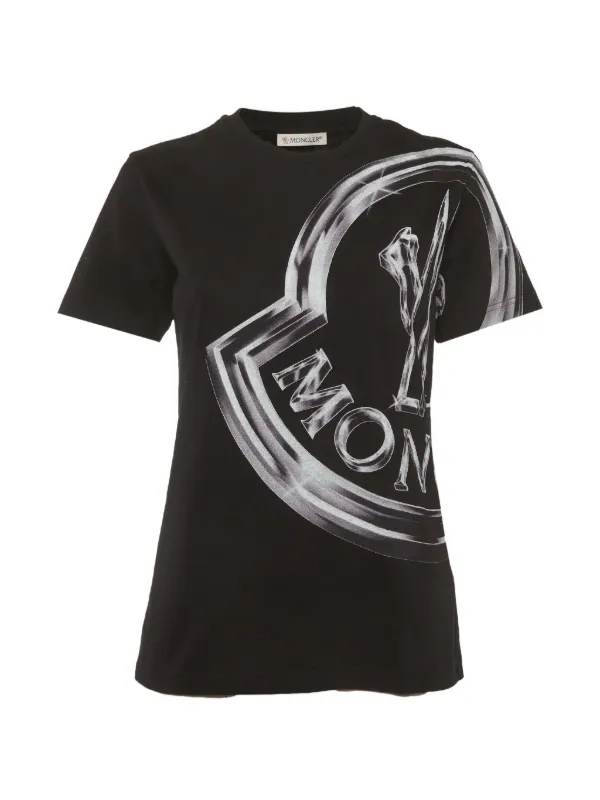 Moncler Vintage ロゴ Tシャツ | ブラック | FARFETCH JP