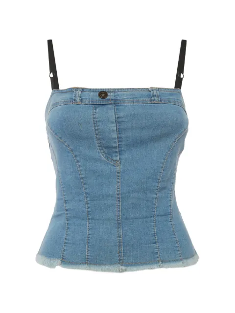D&G open-back denim top