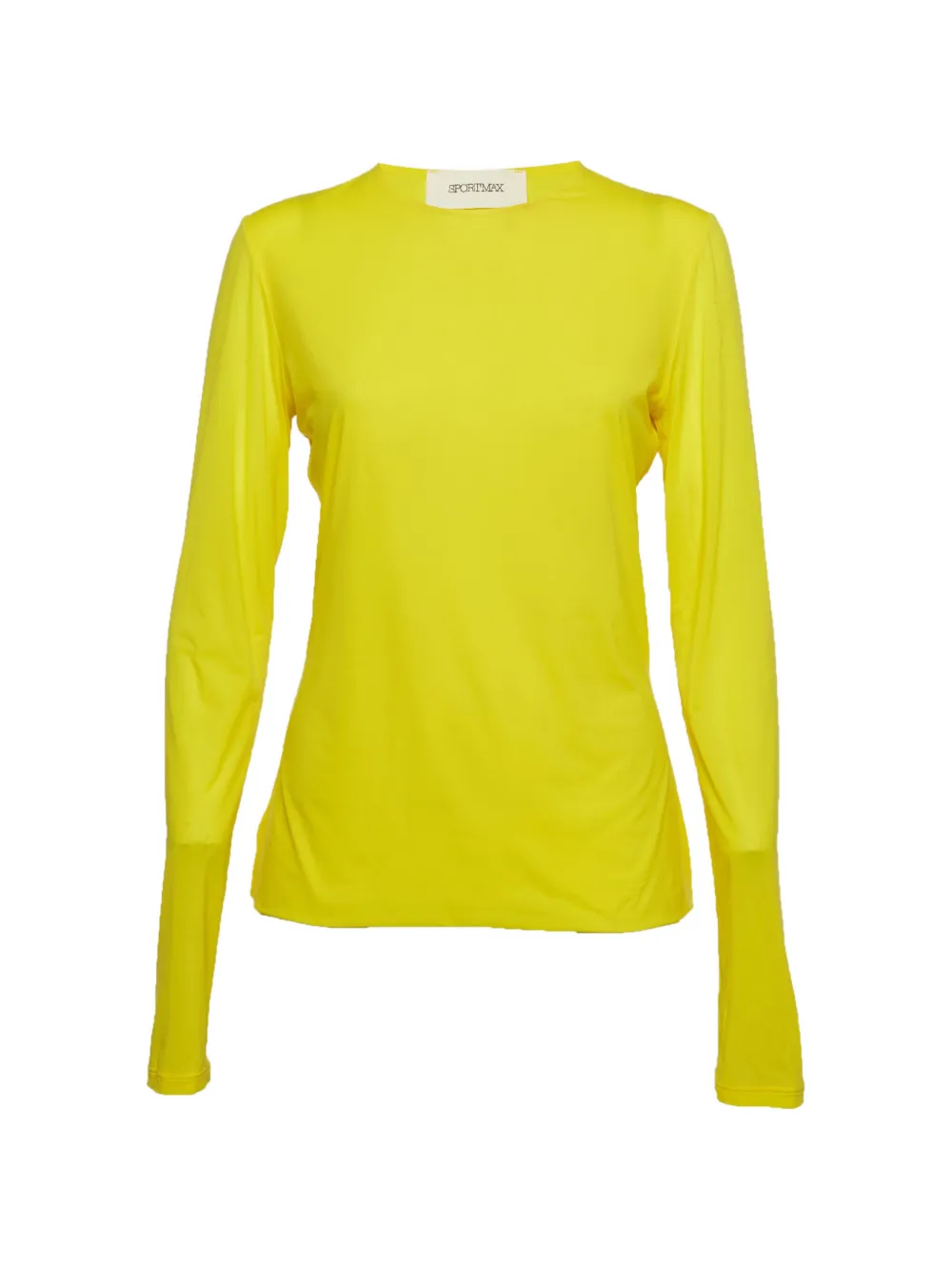 Sportmax long-sleeve T-shirt - Giallo