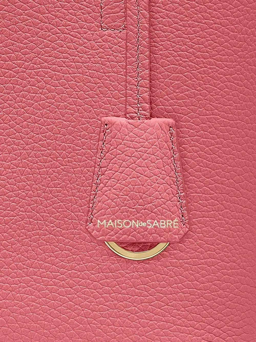 MAISON de SABRÉ Kleine Soft leren shopper Roze
