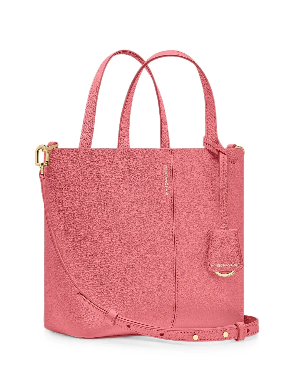MAISON de SABRÉ Kleine Soft leren shopper Roze