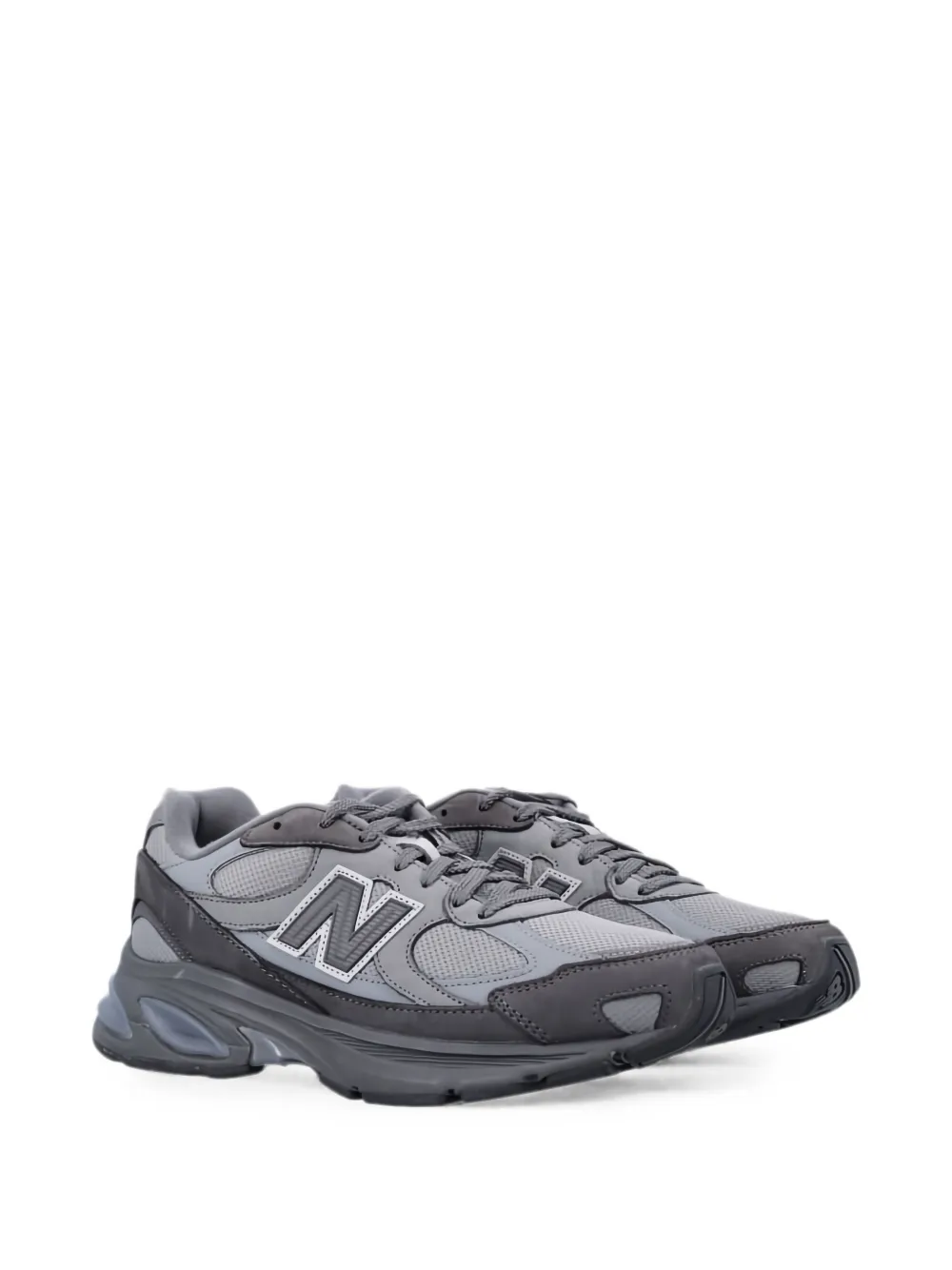 Comme des Garçons Homme x New Balance panelled low-top sneakers Grijs