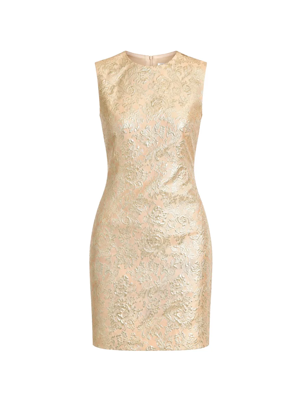 Dolce & Gabbana Abito a fiori jacquard - Oro