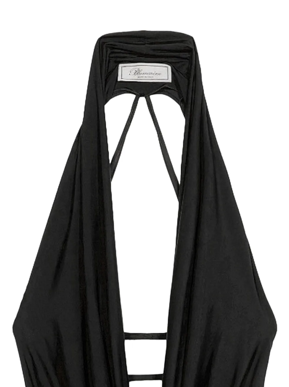 Blumarine ブラック Ruched Wool タンクトップ 36708121_69325899_1000.jpg