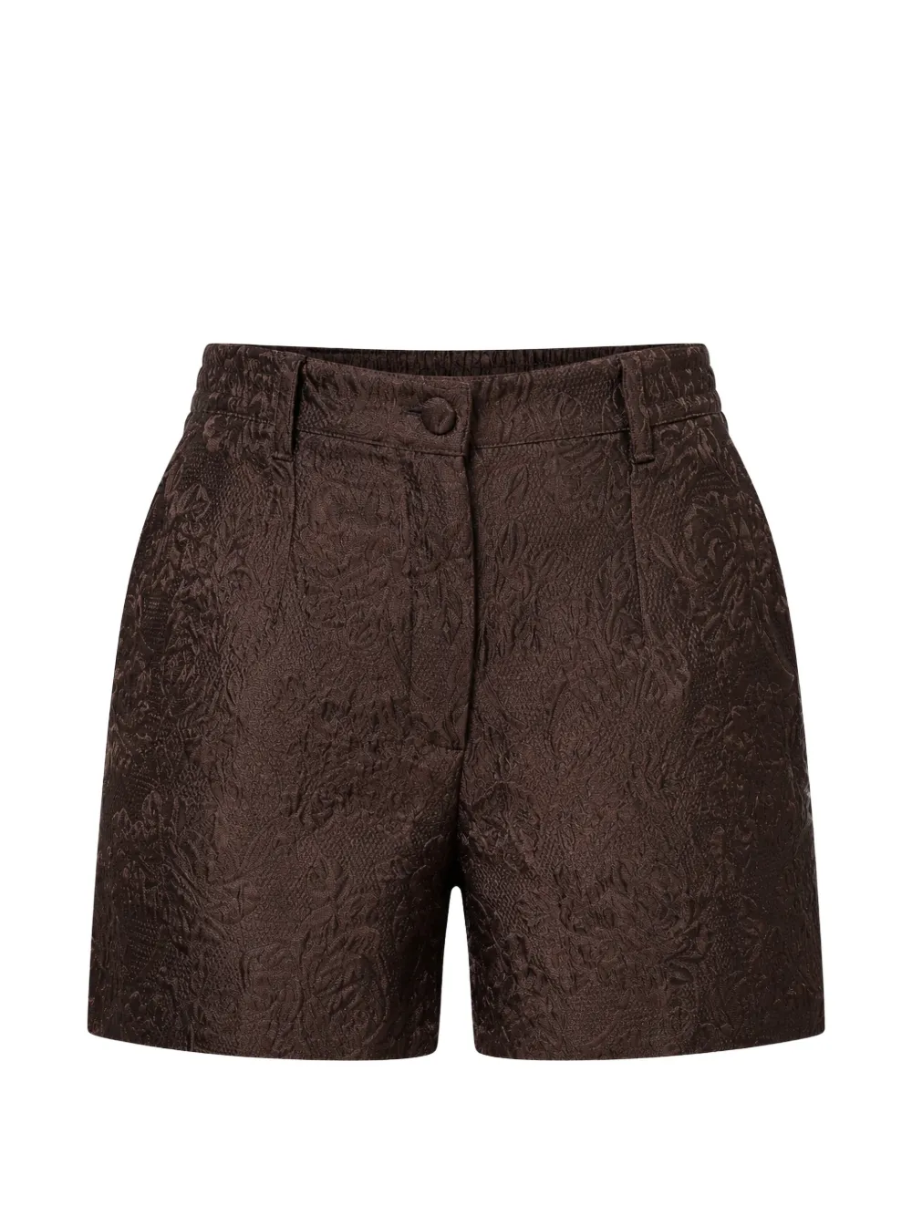 Dolce & Gabbana Shorts a fiori - Marrone