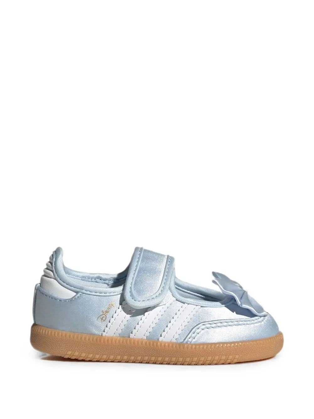 adidas Kids x Disney Samba bow-detail touch-strap ballerinas - Blue