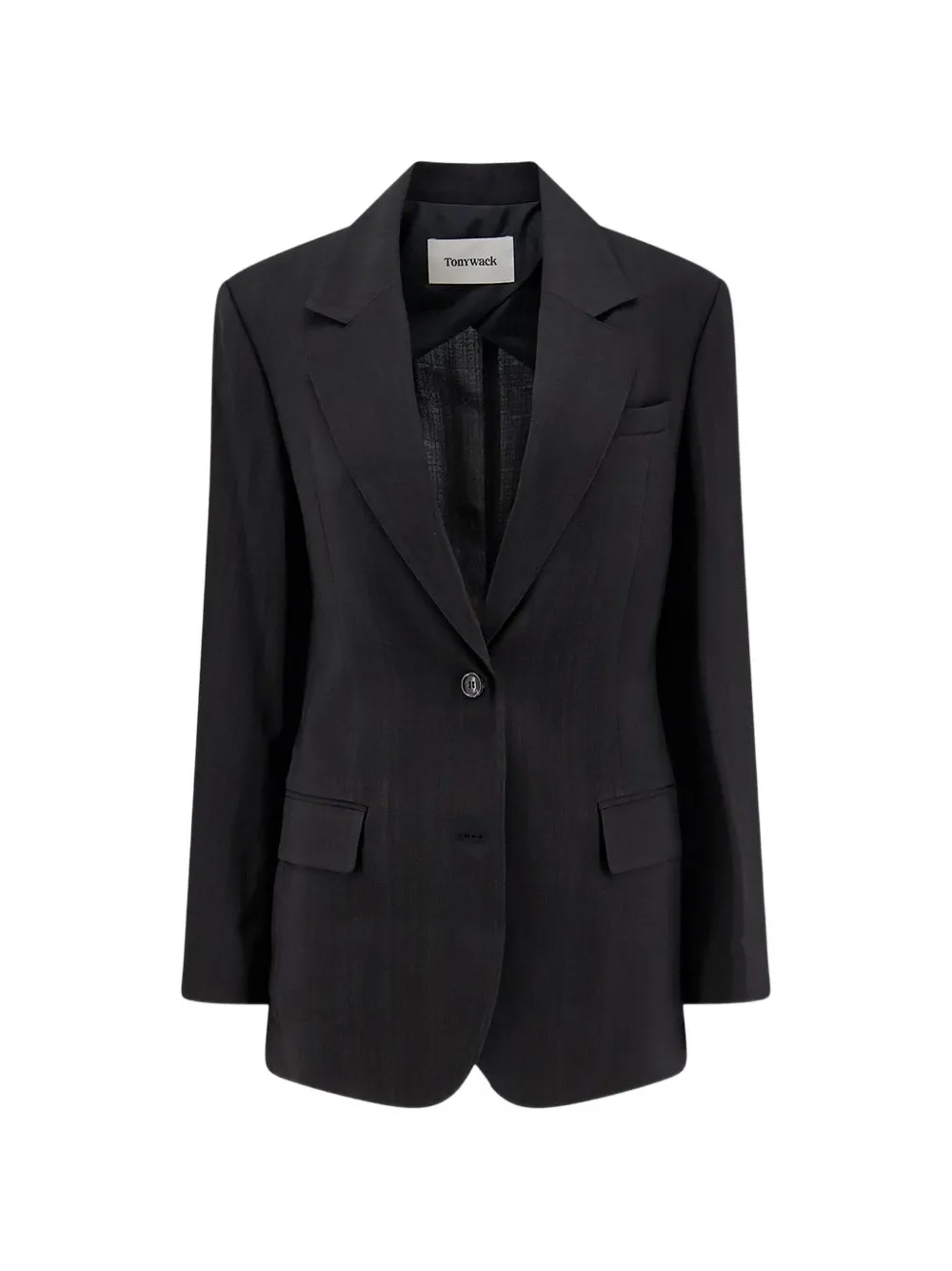 TONYWACK Airy pinstripe blazer - Nero