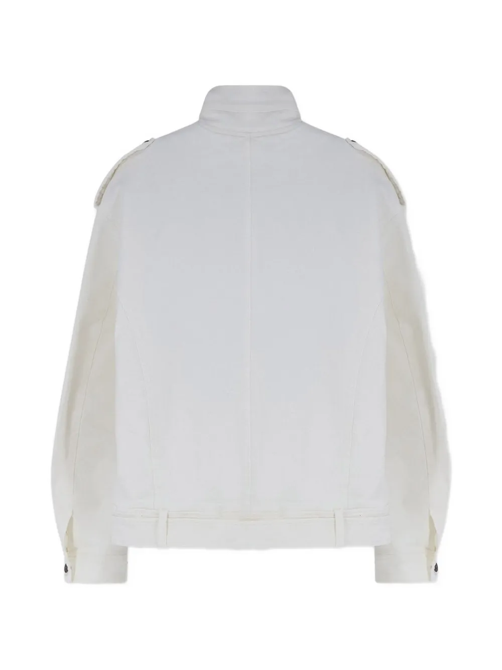TONYWACK belted epaulette jacket - Bianco
