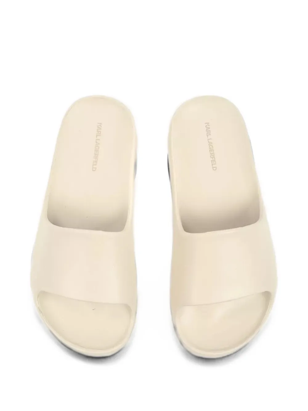 Karl Lagerfeld Kobo II Signia Shine slides Beige
