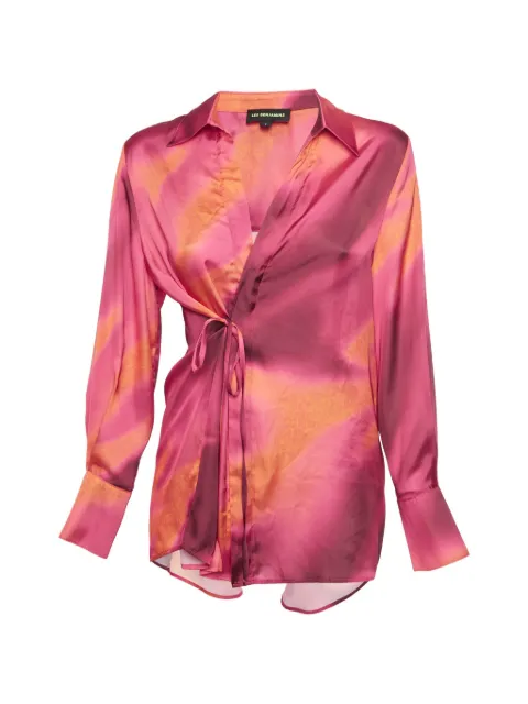 Les Benjamins Dahlia Carpet long-sleeve shirt