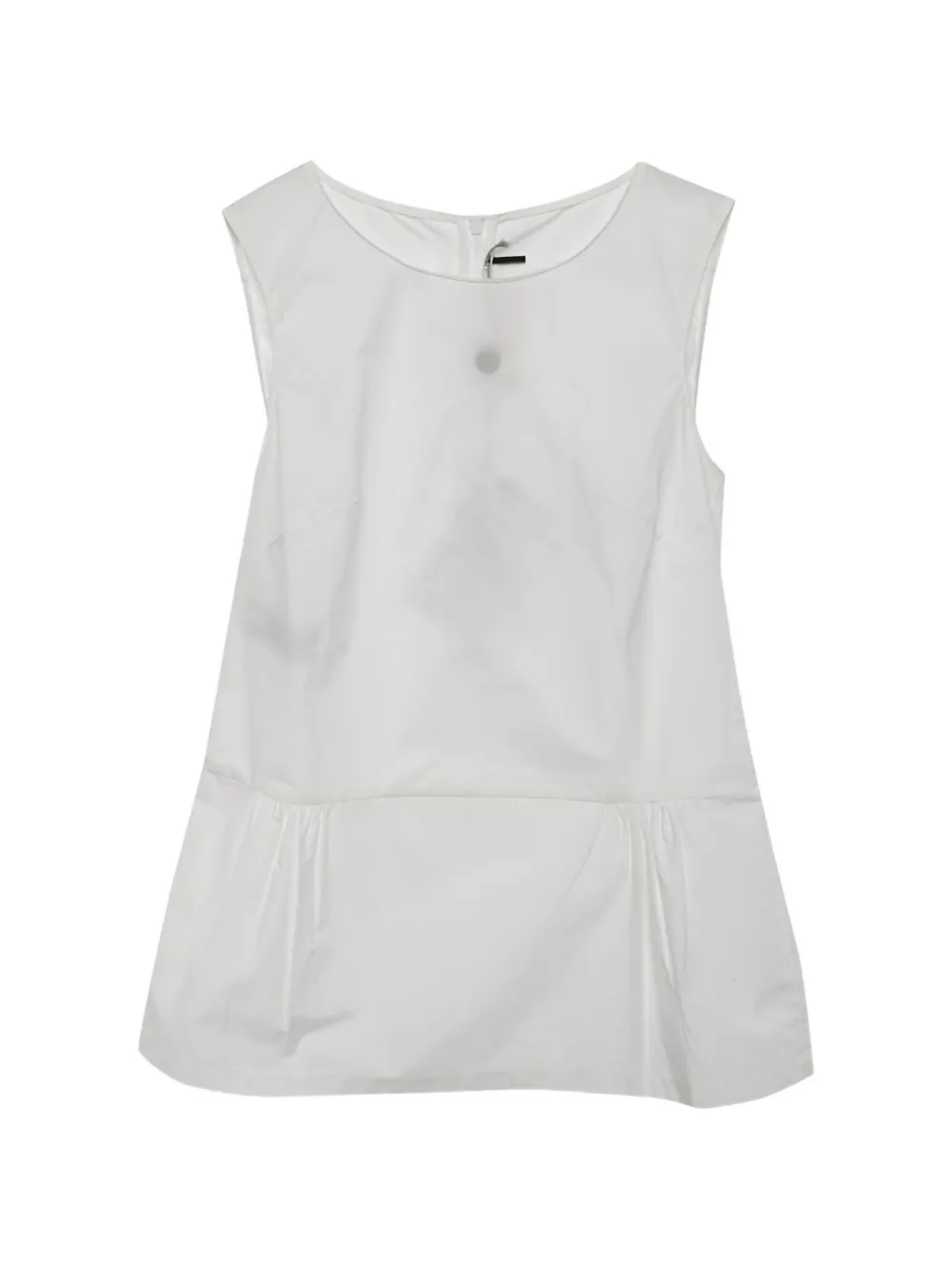 Marni Pre-Owned gathered tank top - Bianco