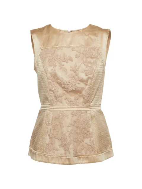 BCBG Max Azria sleeveless peplum top