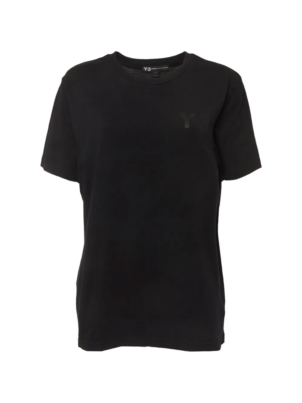 Y-3 logo print T-shirt - Black