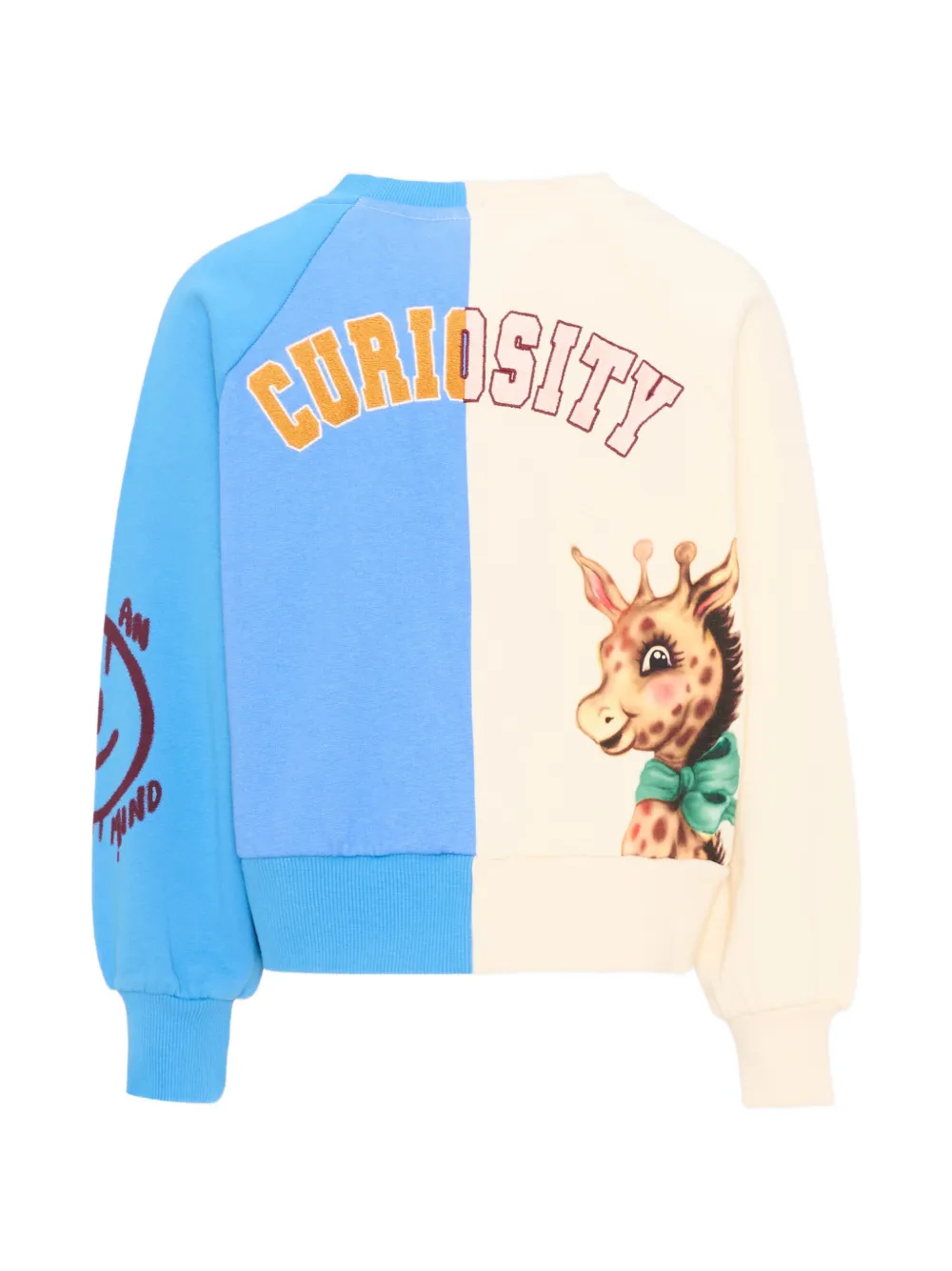 Molo Trui met vlakken en grafische print Blauw