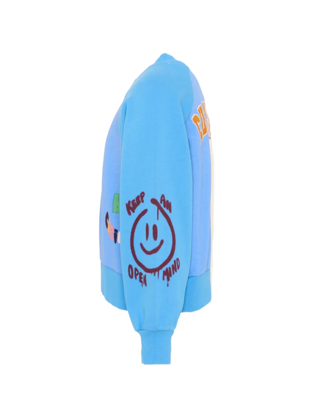 Molo Trui met vlakken en grafische print Blauw
