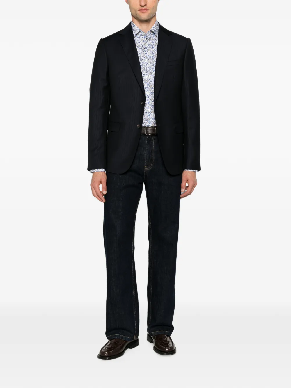 ETRO Overhemd met bloemenprint Wit