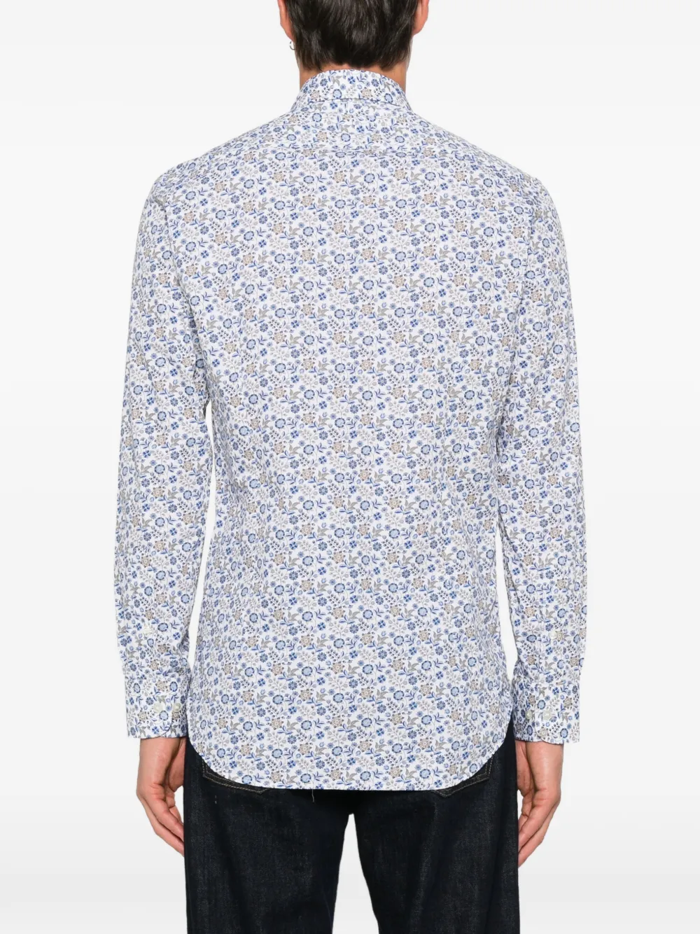 ETRO Overhemd met bloemenprint Wit