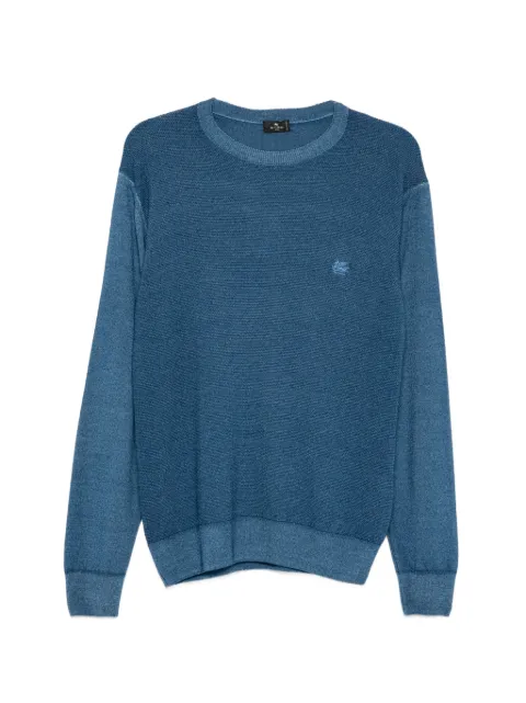 ETRO jersey con logo bordado