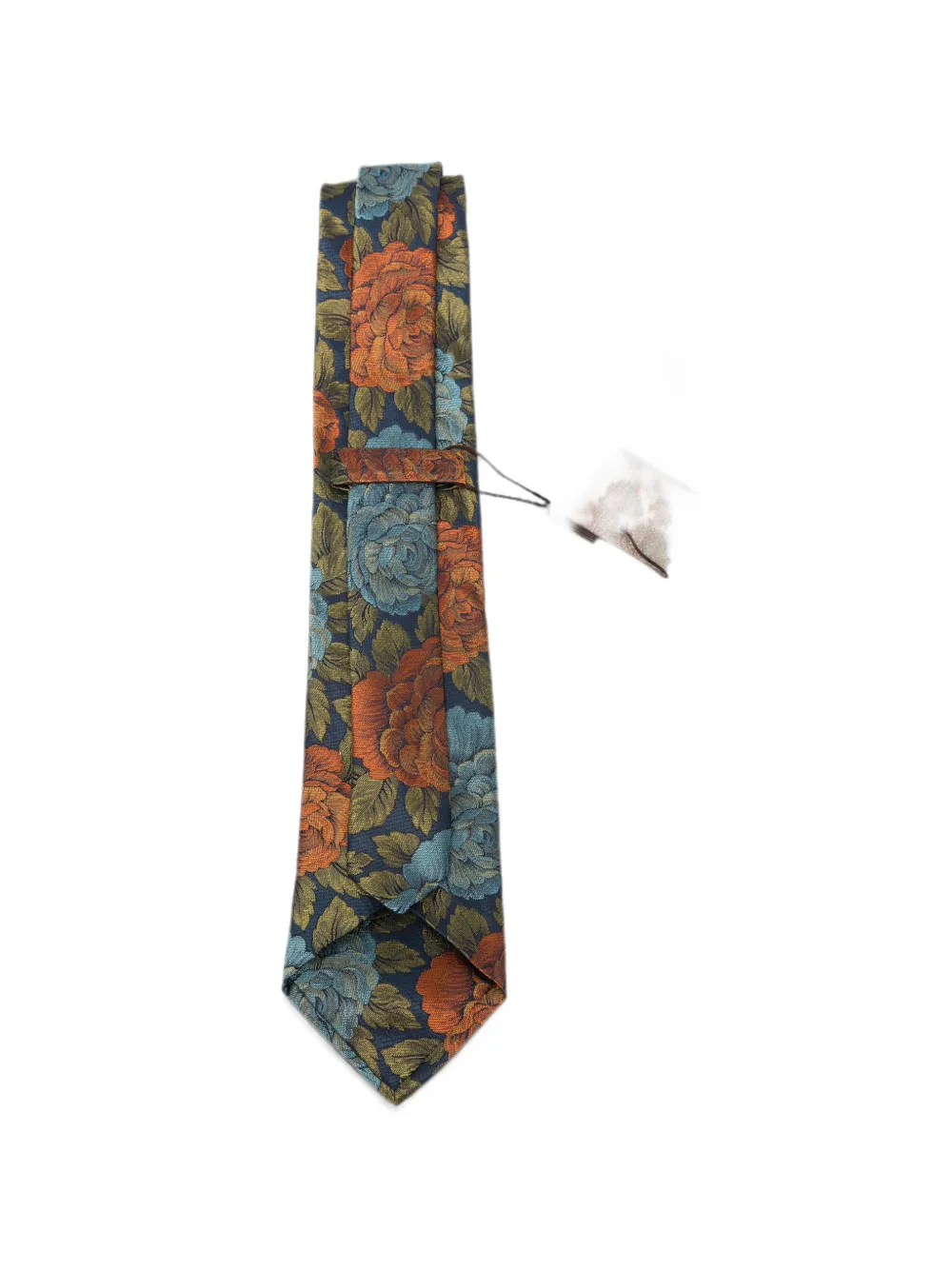 ETRO Stropdas met bloemen jacquard Blauw
