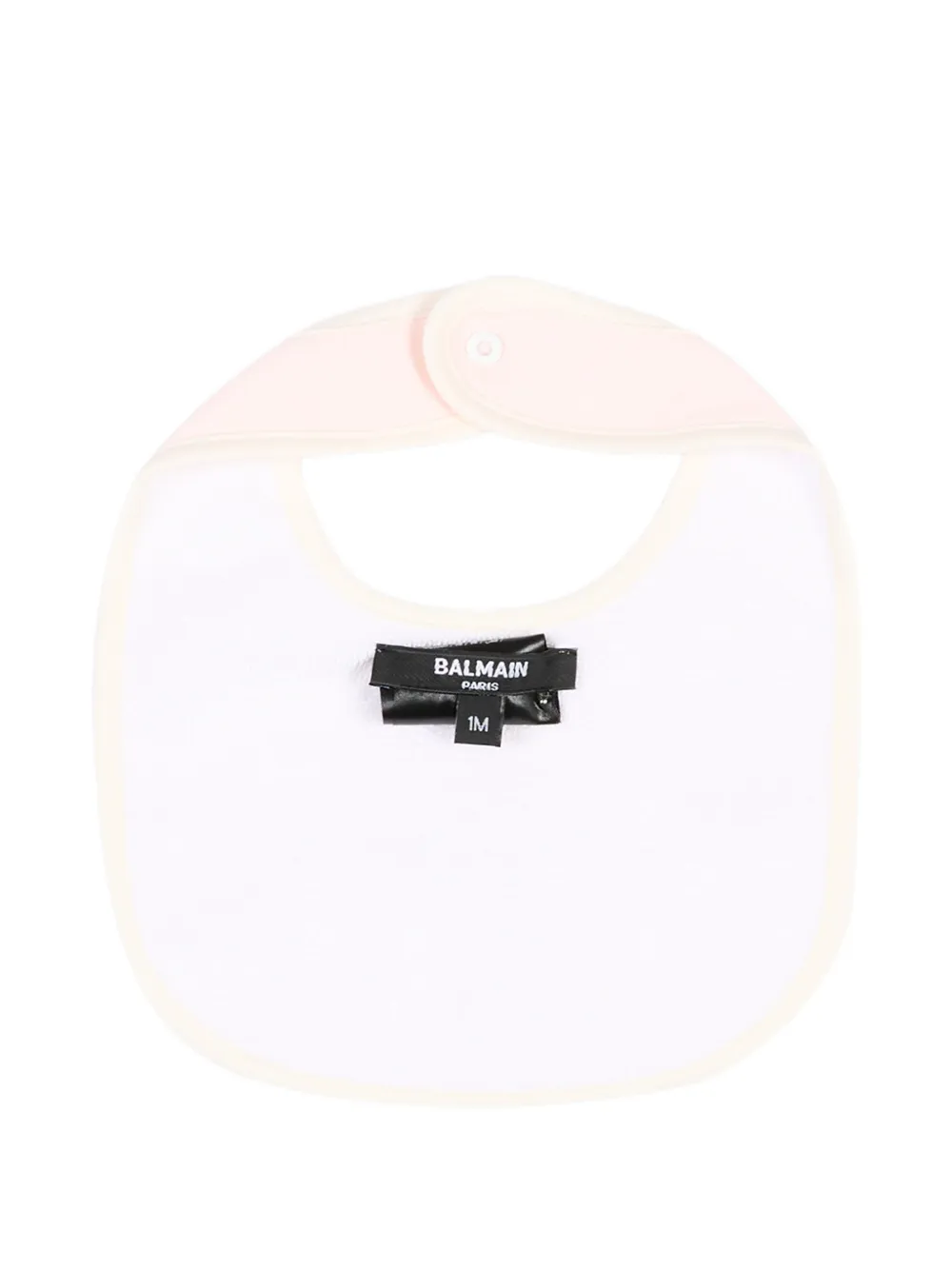 Balmain Kids Romperset met logo-print en strik-detail Beige