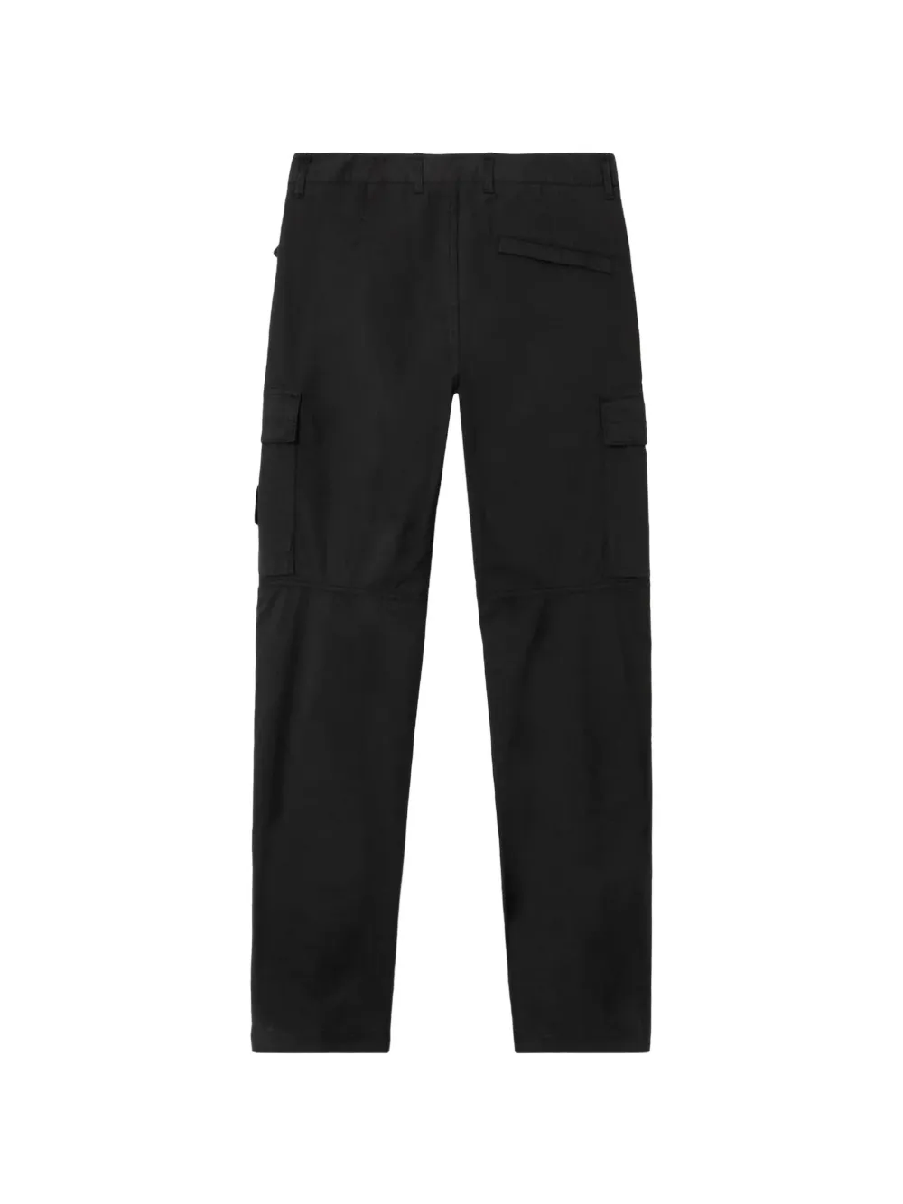 Stone Island Cargo broek met logopatch Zwart