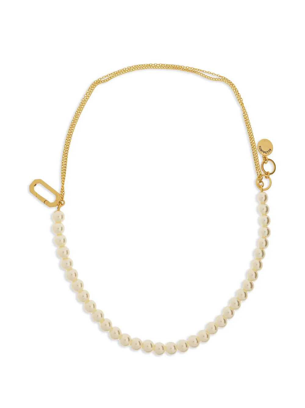 Allsaints Double-layer Structure Design Bracelet In Gold
