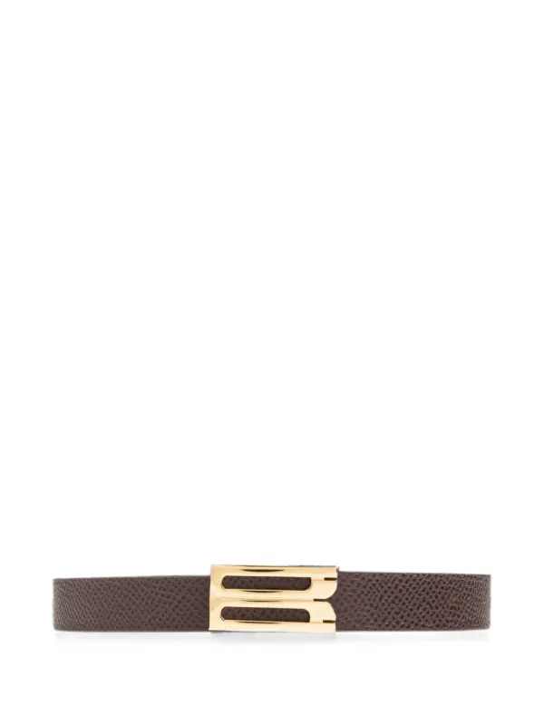Victoria Beckham Dorian Frame Belt in Brown