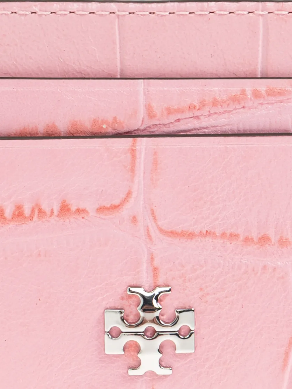 Tory Burch Charlie gewatteerde pasjeshouder Roze