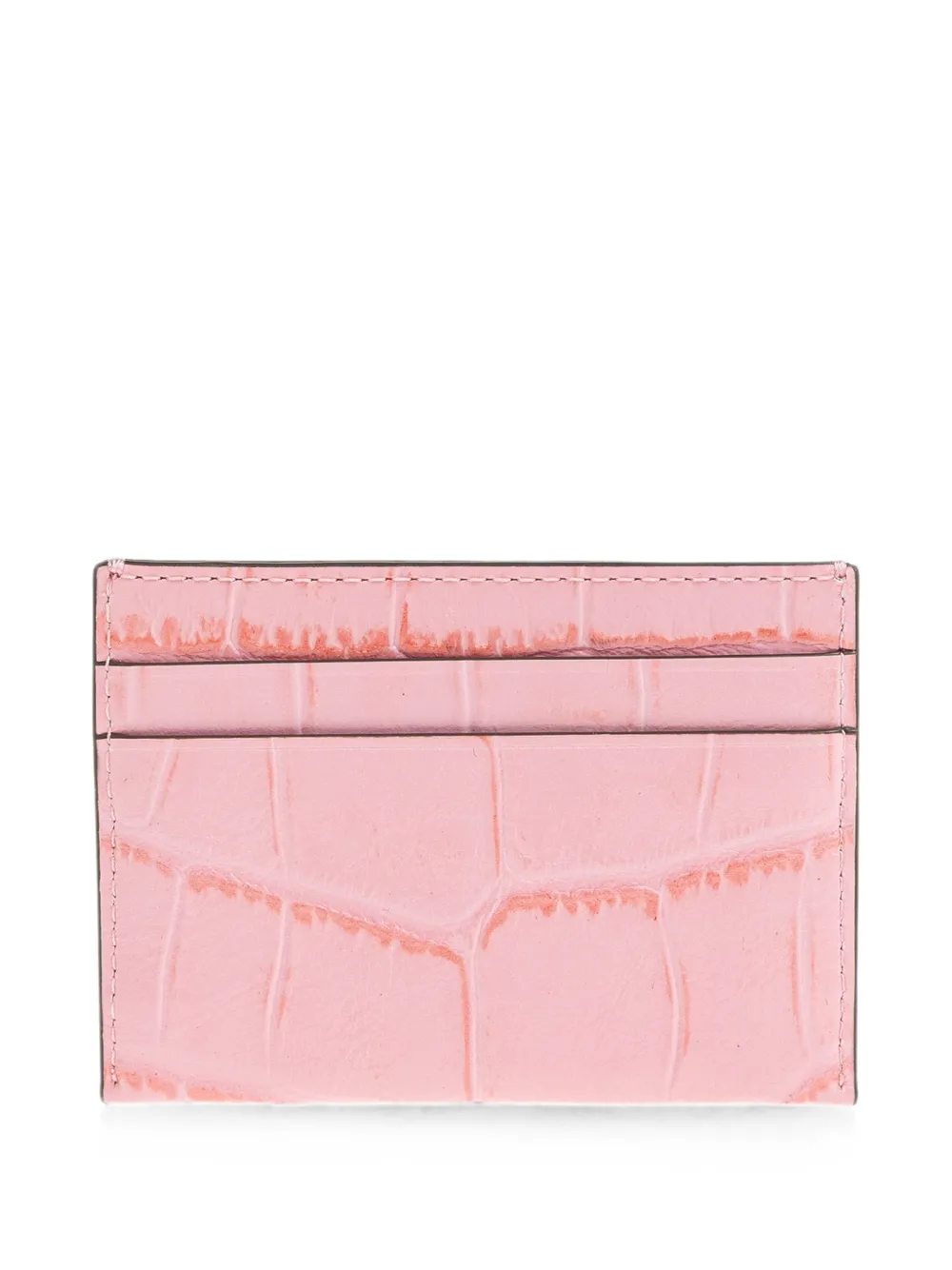  Tory Burch Tarjetero Charlie Acolchado - Rosa 