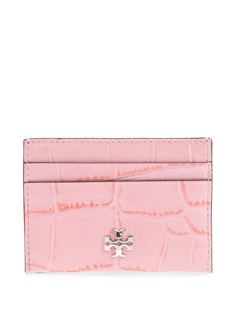 Tory Burch Charlie quilted card holder - Rosa