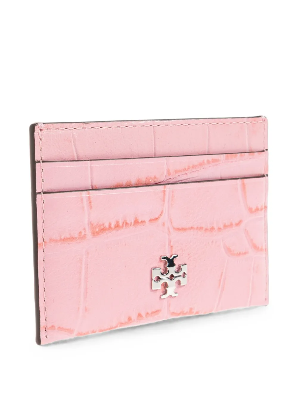  Tory Burch Tarjetero Charlie Acolchado - Rosa 