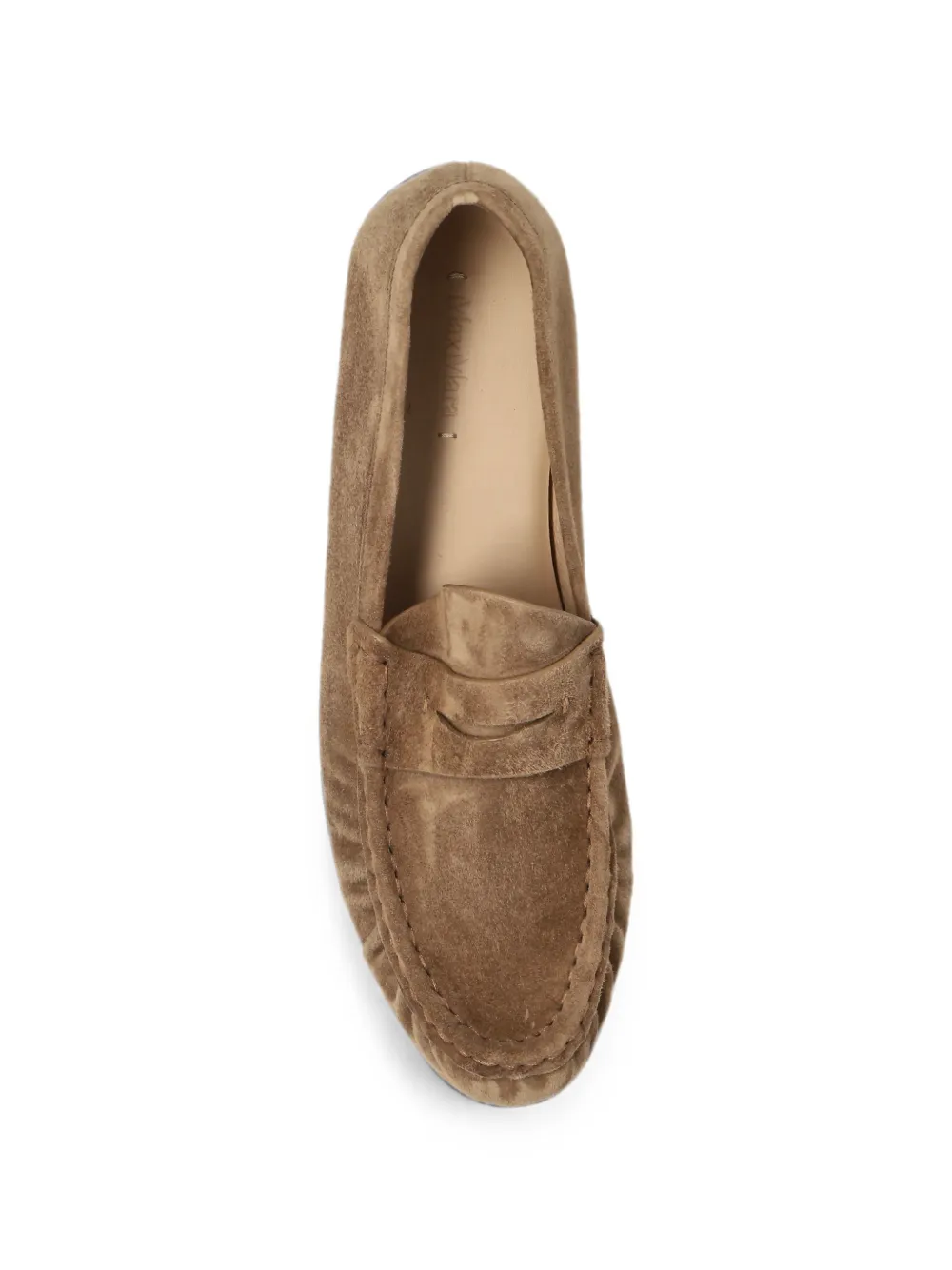 Max Mara Sponda suede loafers Bruin
