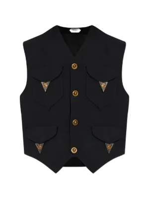 Versace（ヴェルサーチェ）メンズ ベスト ジレ - FARFETCH