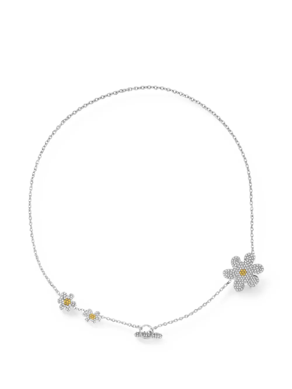 Marni Collana Daisy con cristalli - Argento