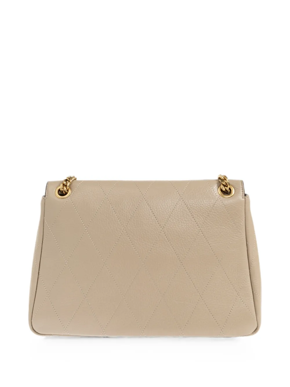 Tory Burch Charlie gewatteerde schoudertas Beige