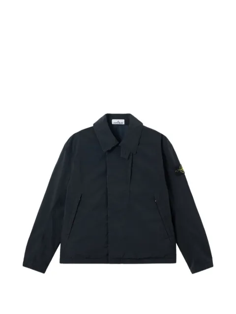 Stone Island logo-patch insulated jacket