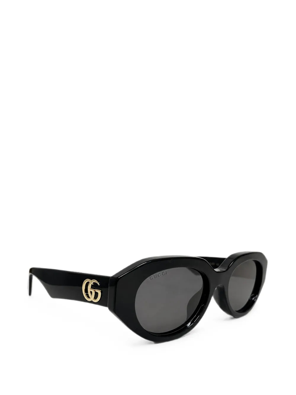Gucci Eyewear GG zonnebril met geometrisch montuur Zwart