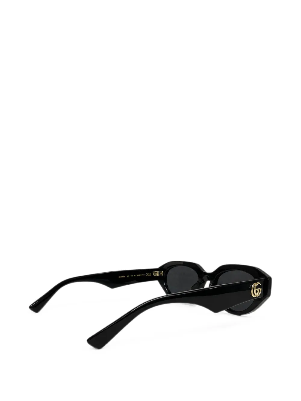 Gucci Eyewear GG zonnebril met geometrisch montuur Zwart