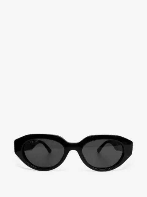 Gucci Eyewear Double G geometric-frame sunglasses