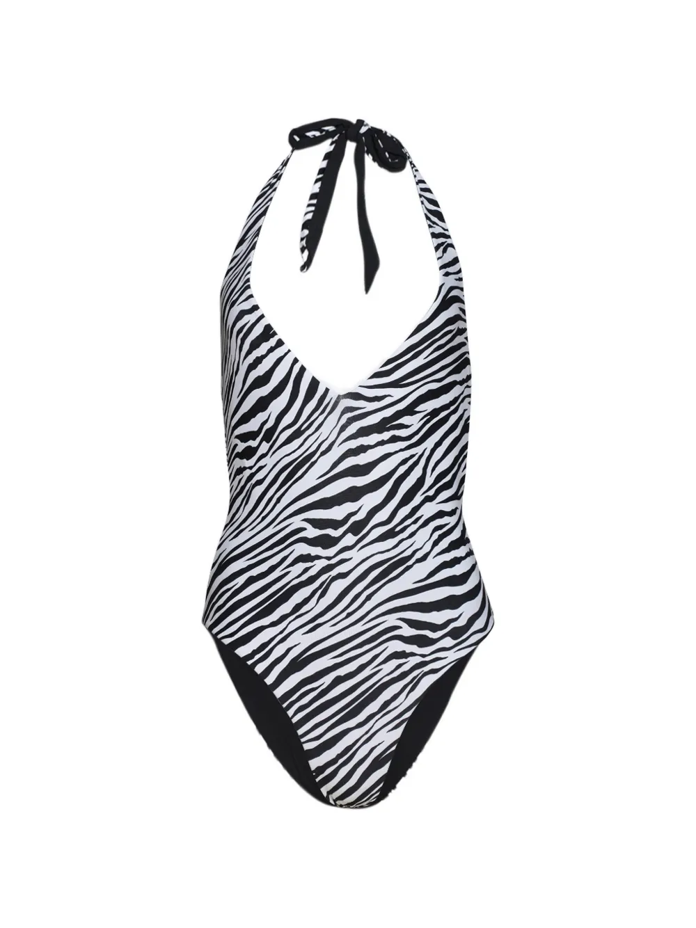 Bond-eye Costume intero Andrea zebrato - Bianco